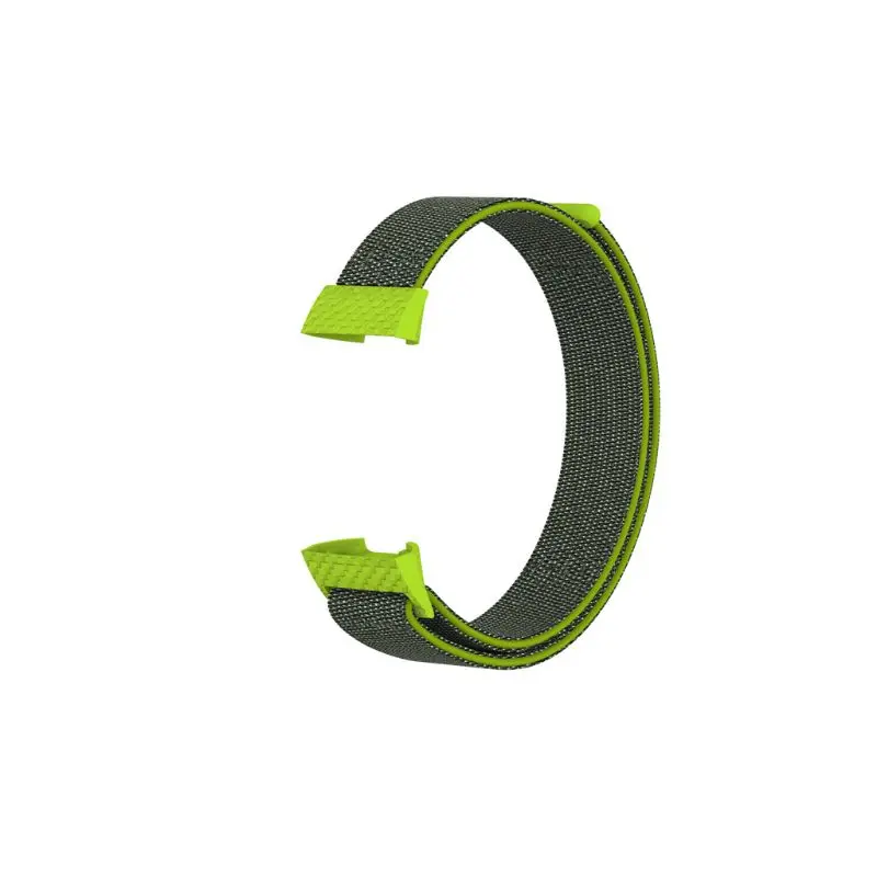 Мода замена спорт нейлон петля наручные часы ремешок для Fitbit заряд 3 браслет