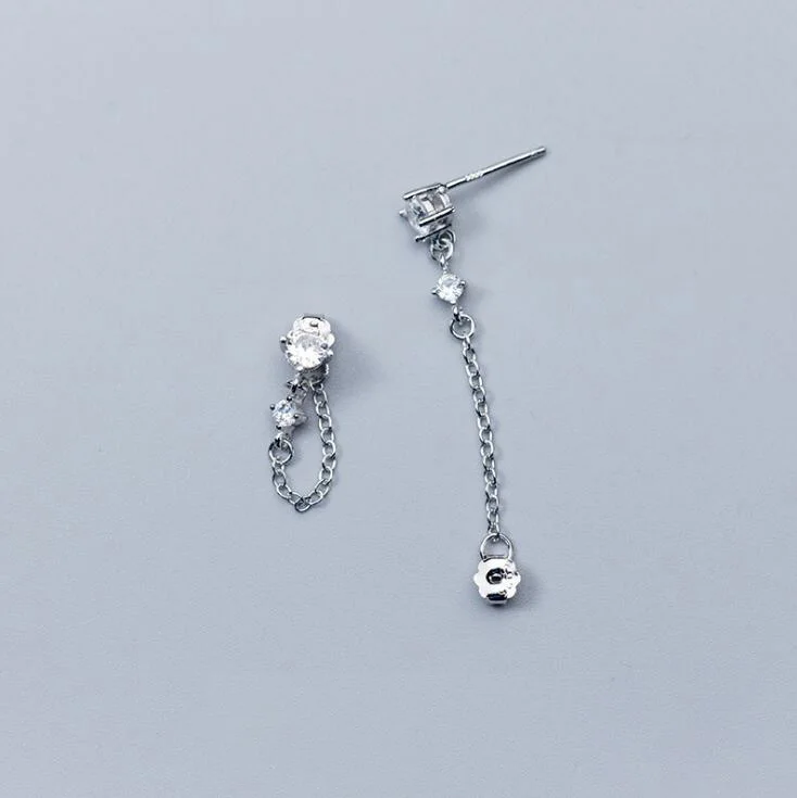 Серебряные серьги 100% 925 Висячие из серебра пробы серебряные ювелирные изделия с