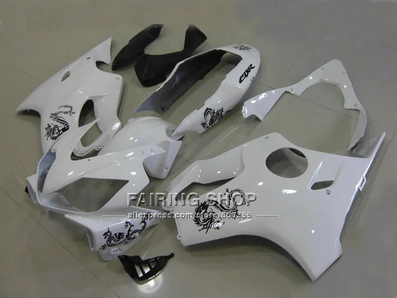 Чистый белый настроить тюнинг пакет для HONDA CBR600F4I 2004 2005 2006 2007 инъекции Обтекатели