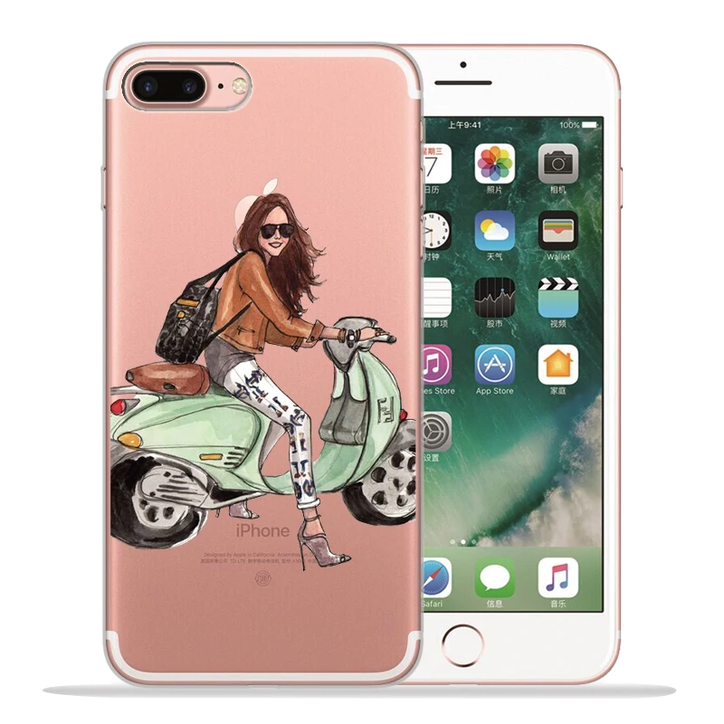 Для iphone 8 2019 Новое поступление Модный чехол для девушки Iphone 7 X XS Max XR 6 Plus 5S SE
