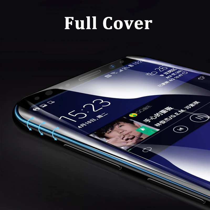 Защитное стекло для Samsung Galaxy S8 стекло защитная пленка из термополиуретана s8plus процессором обработки изображений, galxy s9 s9plus s 8 9 плюс с обмоткой эластичной пленкой