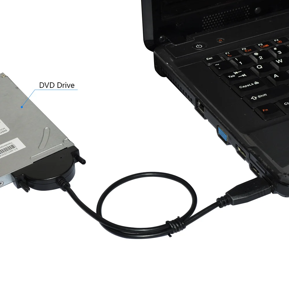 Кабель DeepFox SATA 3 USB 2 0 для подключения DVD драйвера Sup порт ПК ноутбука оптовая