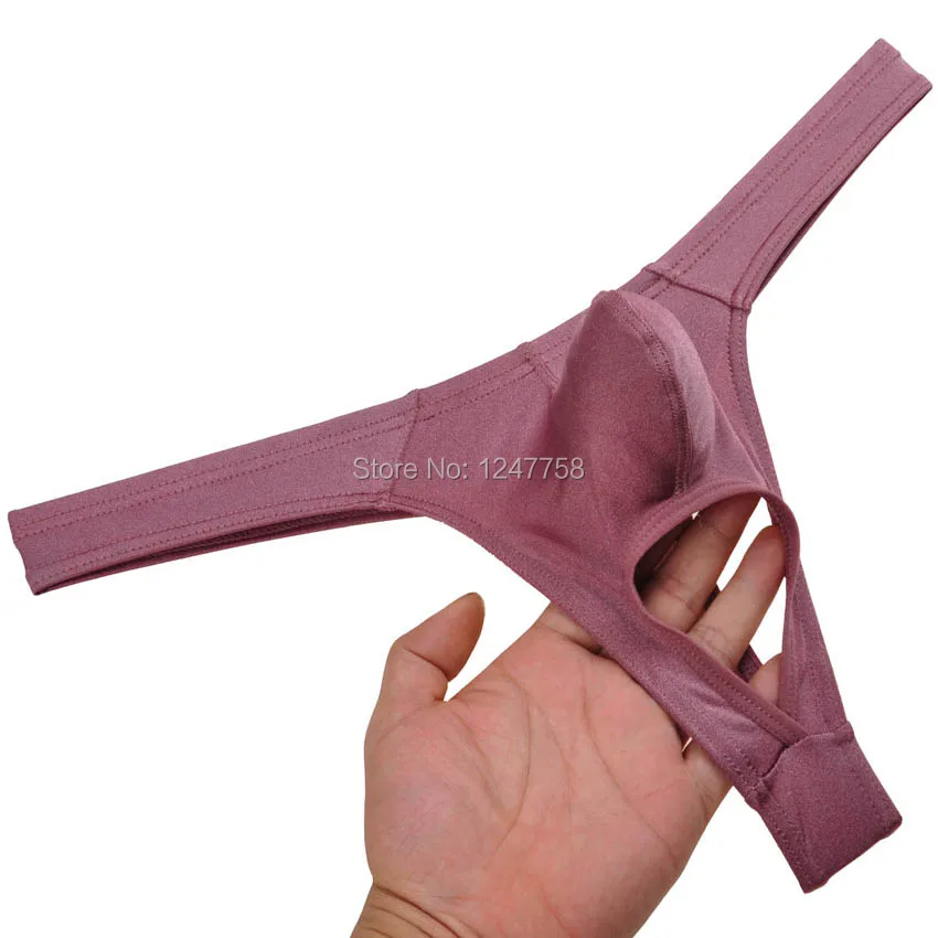 Сексуальные мужские трусики танга из спандекса с дырками нижнее белье