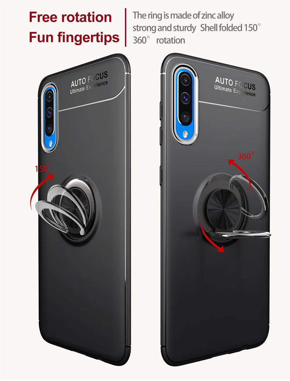 Чехол для телефона для samsung Galaxy A50 A70 A70S A50S чехол роскошный магнитный автомобильный кольцо мягкое силиконовое покрытие для Galaxy A30S чехол Capa