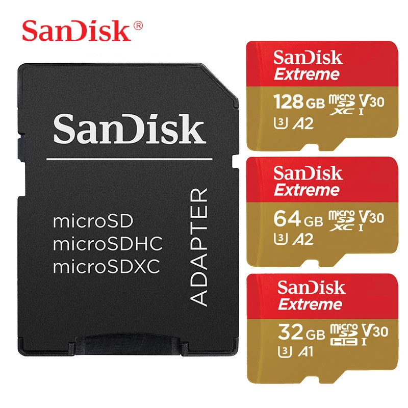 SanDisk карта памяти Micro SD класс 10 32 ГБ 64 100 128 ГБ|card tin|microsd 16card combination |