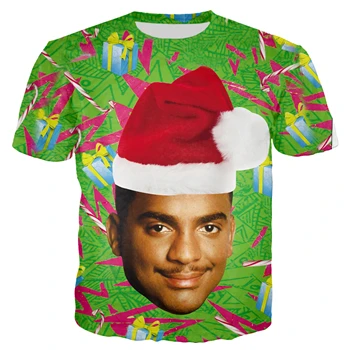 color as the picture PLstar Cosmos Летние Стильные футболки So Fresh Will Smith футболка сексуальная Fresh Prince of Bel Air 3d принт Женская/мужская футболка в стиле хип-хоп - Цвет: color as the picture