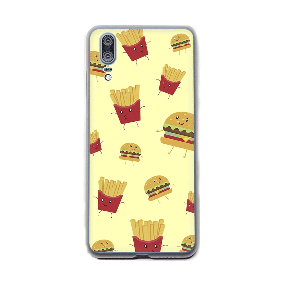 Чехол для телефона Desxz Potato Chips Donuts Pizza Samsung Galaxy A10 A30 A40 A50 A70 M10 M20 M30 Note 8