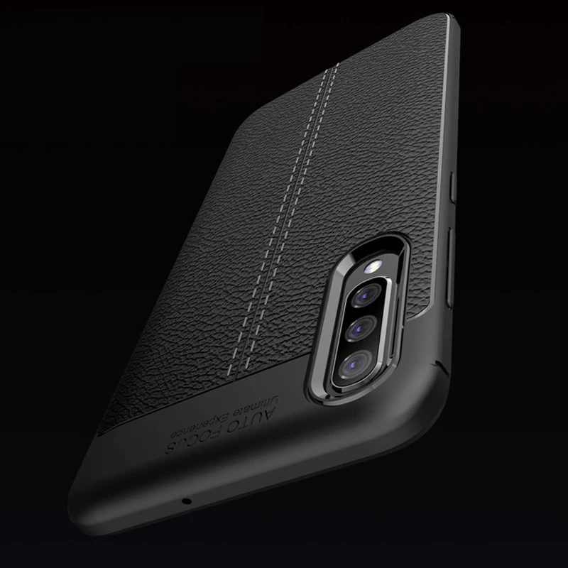 YUETUO tpu кожаный чехол с узором для задней панели телефона etui samsung galaxy A70 A 70