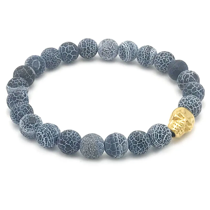 10 шт. мужской браслет с черепом 8 мм|bracelet with|skull braceletbracelet designer |