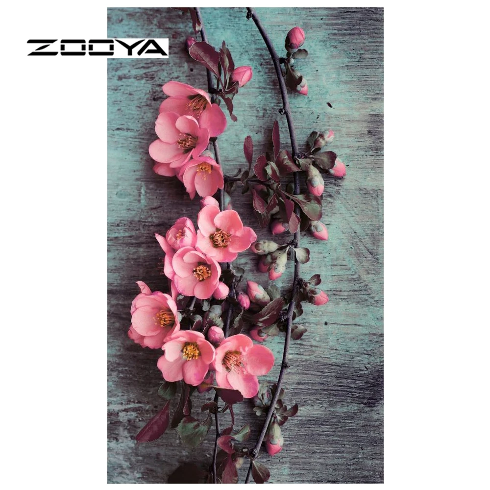 Алмазная вышивка ZOOYA распродажа полная алмазная живопись цветы рукоделие