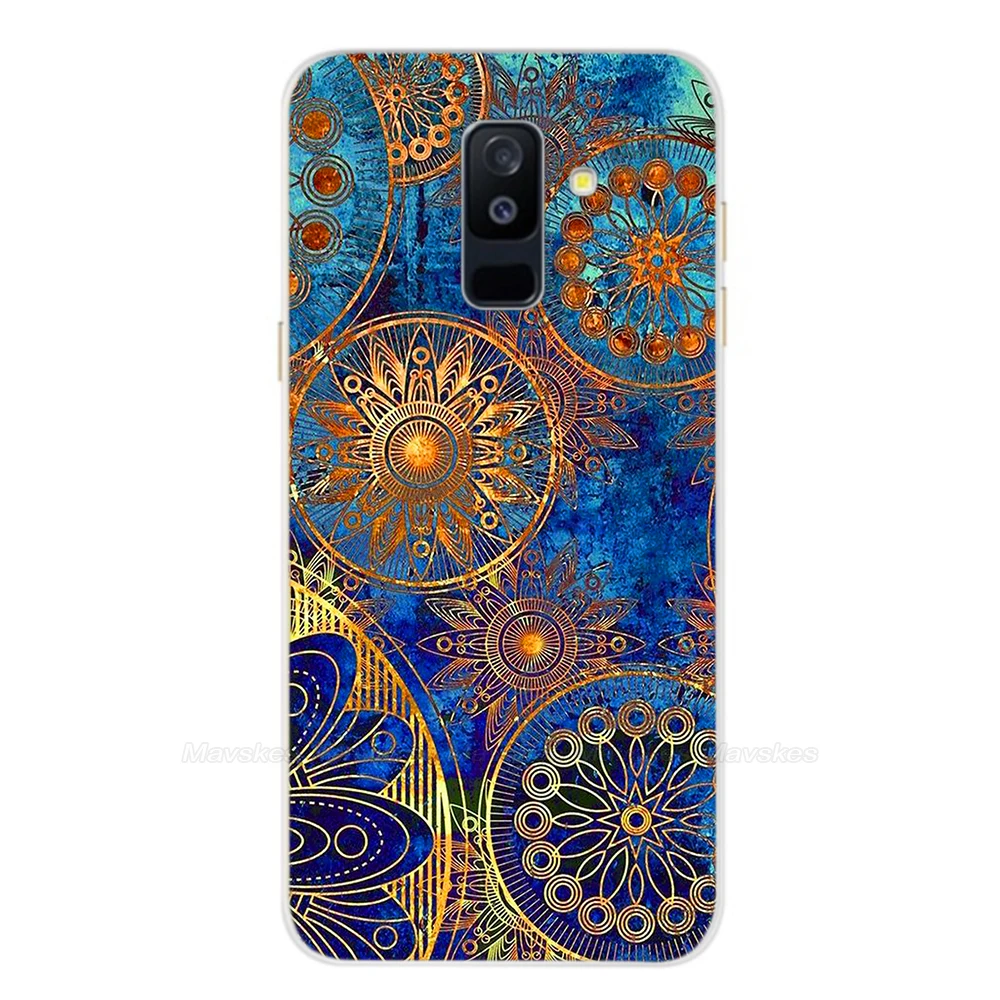 31 Силиконовый чехол для samsung Galaxy A6, прозрачный мультяшный Мягкий ТПУ чехол для телефона s, задняя крышка для samsung Galaxy A6 A 6 Plus - Цвет: 31