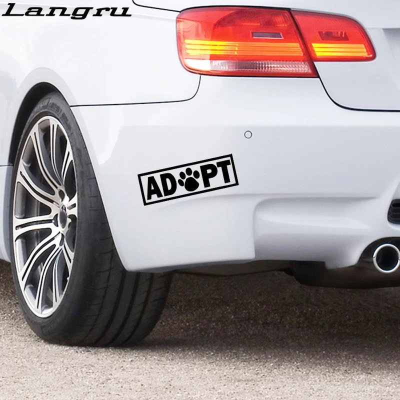 Langru Стайлинг автомобиля Адаптированная собака кошка животное спасение усыпка