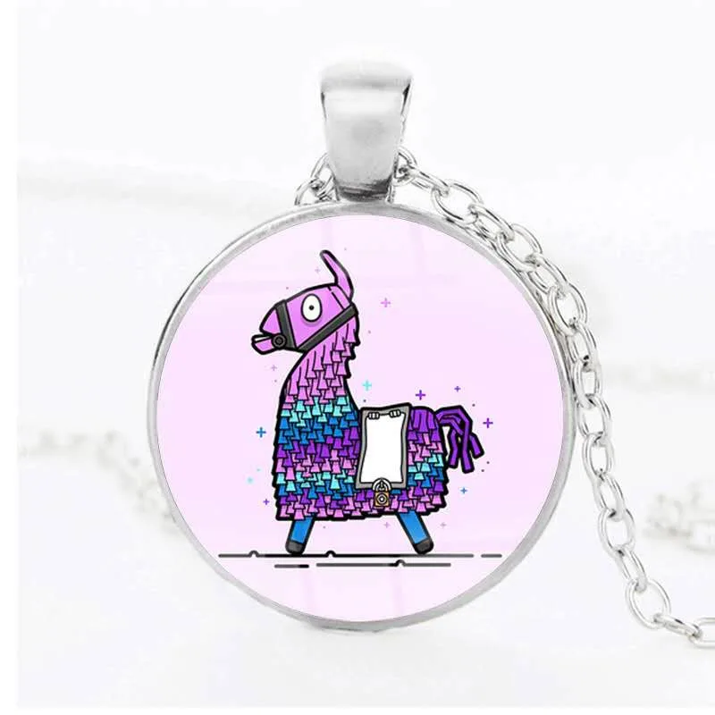 Ожерелье Лидер команды Llama игра битва рояль коммандер косплей реквизит кулон