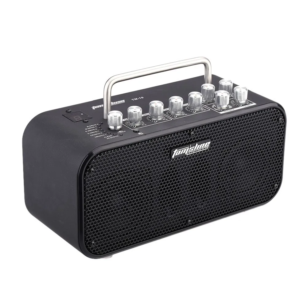 Усилитель для электрогитары Aroma 10W DSP с эффектом хора flanger phaser tremolo | Спорт и