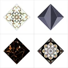 Наклейка на стену из ПВХ, водостойкая самоклеящаяся, 10 шт.компл., напольная мозаичная плитка