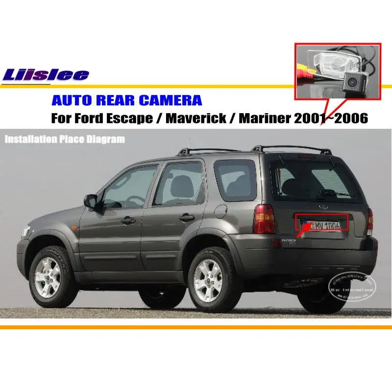 Liislee Автомобильная задняя камера/камера заднего вида для Ford ESCAP/Maverick/Mariner 2001 ~