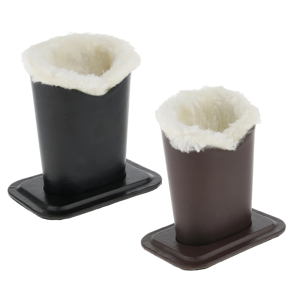 Набор из 2 плюшевых подкладок для очков искусственной кожи подставка Чехол