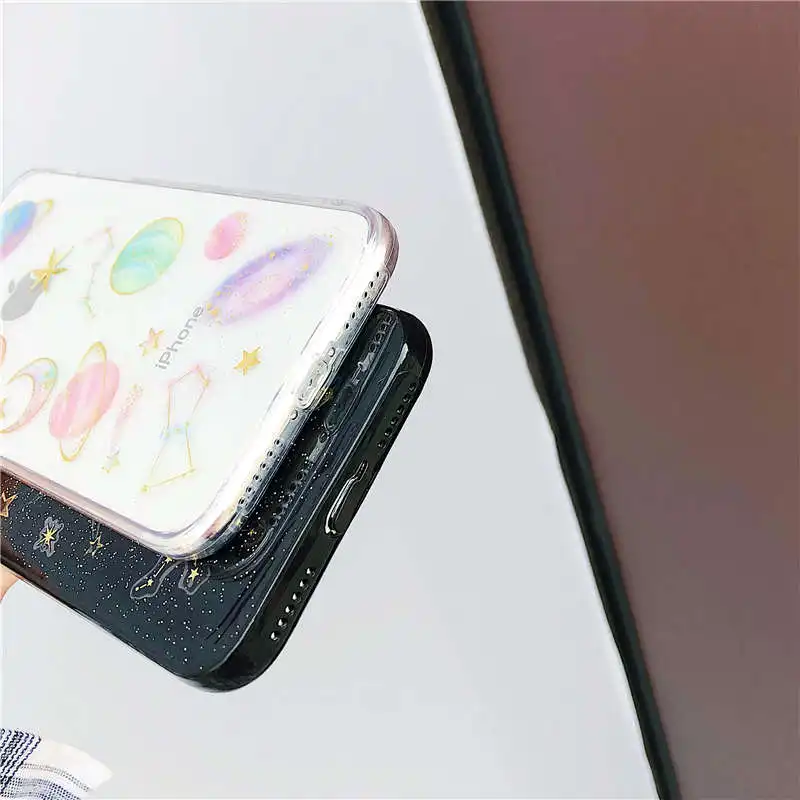Блеск Вселенной Звездных мягкий чехол для OPPO F5 F9 R17 A3 A5 A57 A39 A59 A73 A79 A77 A83 A7 R15X K1 A9 F11 R9 R9S R11 R11S плюс