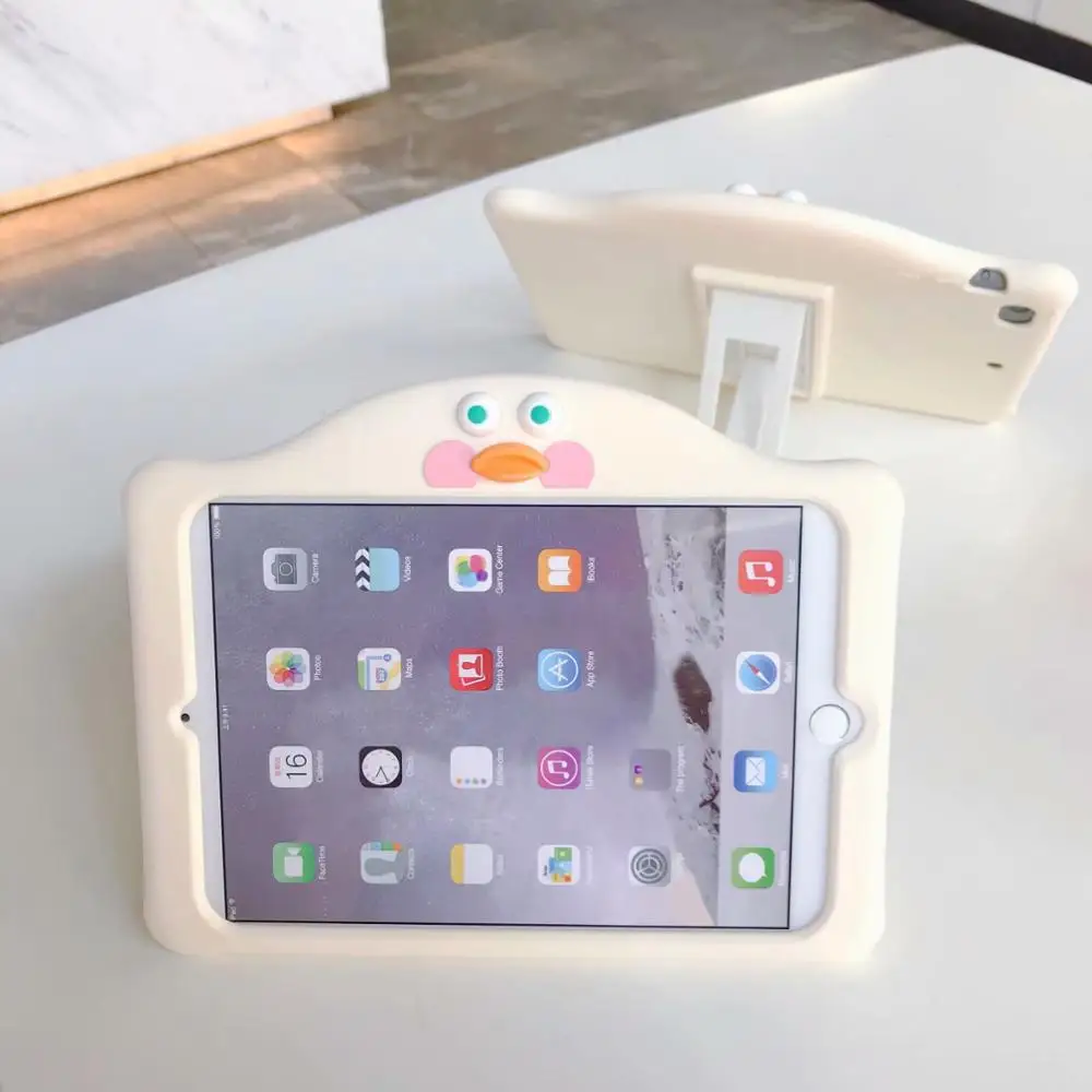 Для ipad 9,7 чехол для Apple ipad 2 3 4 Air 1/Air 2/Pro 9,7 10,5 чехол для ipad Mini 1 2 3 4 Дети милые мягкая силиконовая подставка чехол Funda