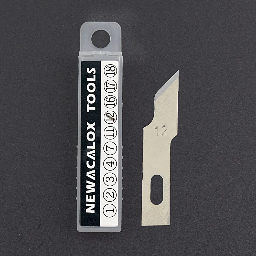 NEWACALOX 80 шт. 8 различных лезвий из нержавеющей стали Искусство хобби нож резьба по дереву инструменты ремесла скульптуры инструмент гравировка PCB ремонт