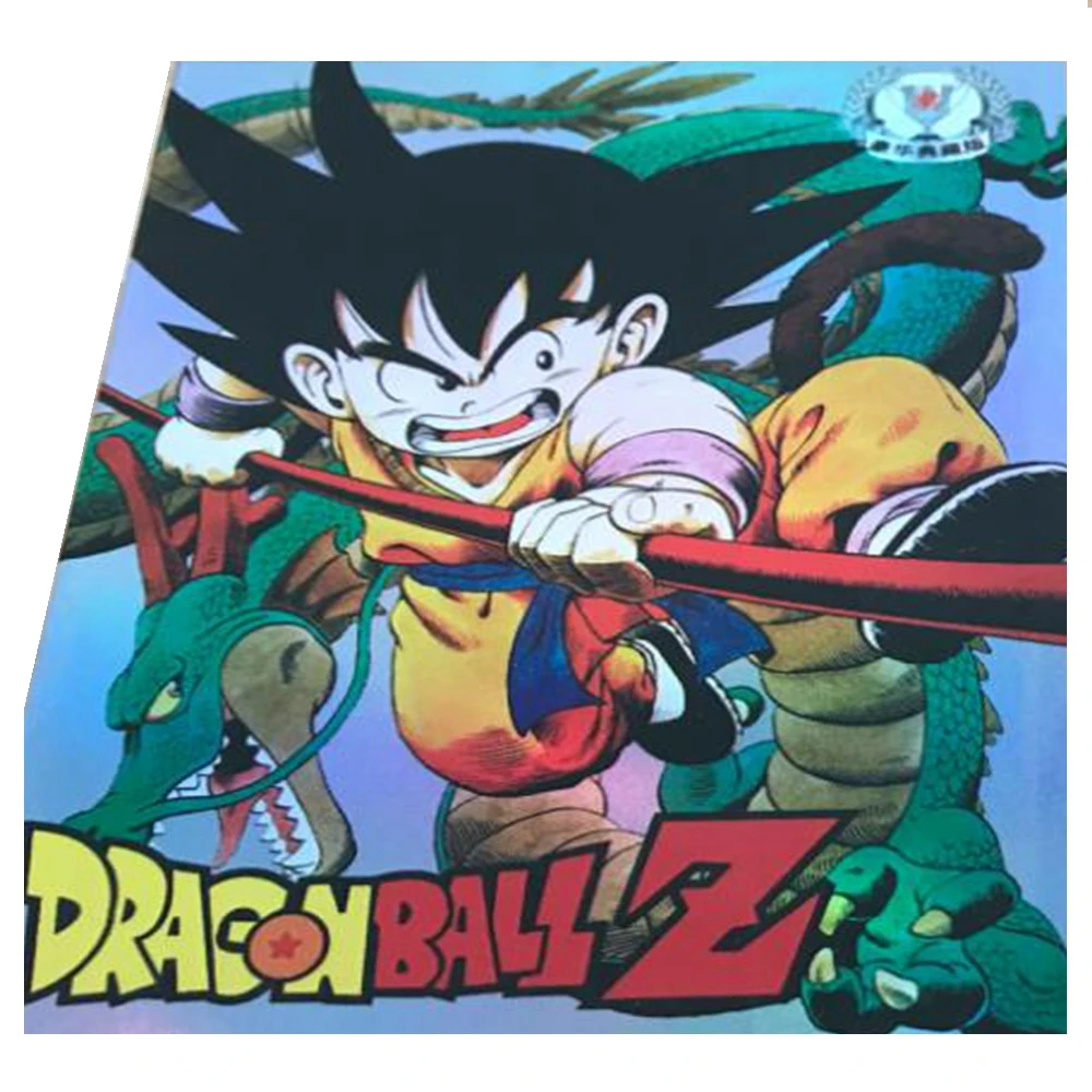 54 шт./компл. коллекция покер Dragon Ball Z карты 3D версия мультфильм Супер Saiyan экшен-фигурка Гоку ребенок подарок игрушка