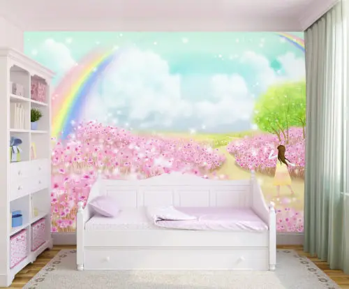 

[Self-Adhesive] 3D Rainbow Children 133 Wall Paper mural Wall Print Decal Wall Murals