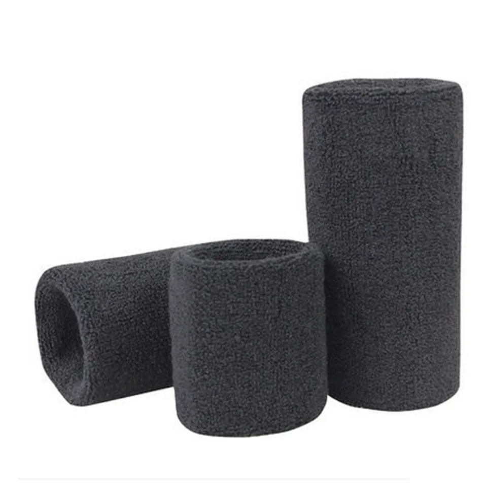 Black AOLIKES, 1 шт., спортивный напульсник, повязка, повязка, ремешок для спортзала, для бега, для спорта, безопасная поддержка запястья, повязка для бадминтона, повязка на запястье - Цвет: Black