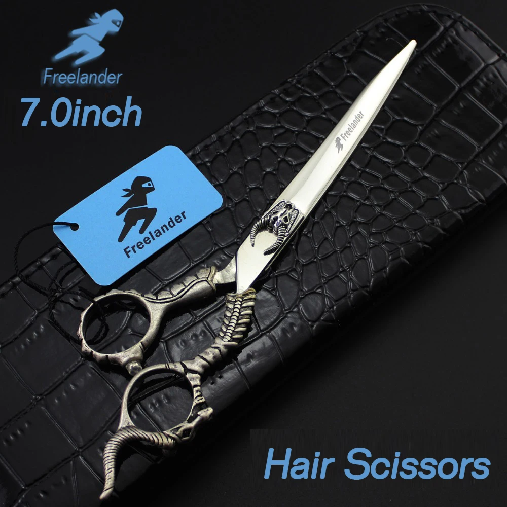 

7.0in Freelander Retro Style Profissional Hairdressing Scissors Hair Cutting Scissors Set Barber Shears High Quality Salon