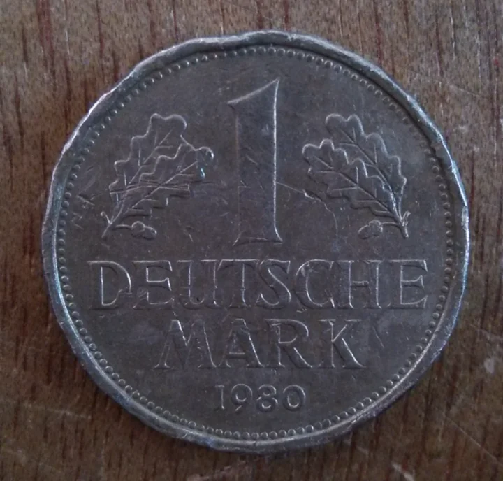 Германия 1 марка монета ЕС Европа 100% реальные и оригинальные монеты для коллекции