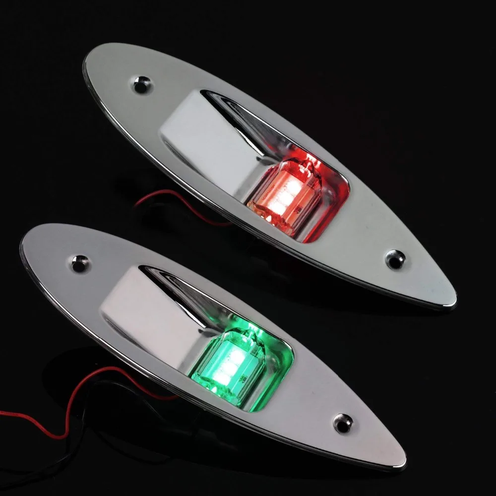 Морской катер Yacht Light 12 V из нержавеющей стали водонепроницаемый светодиодный лук навигационные огни Понтоны Sailing сигнальные огни