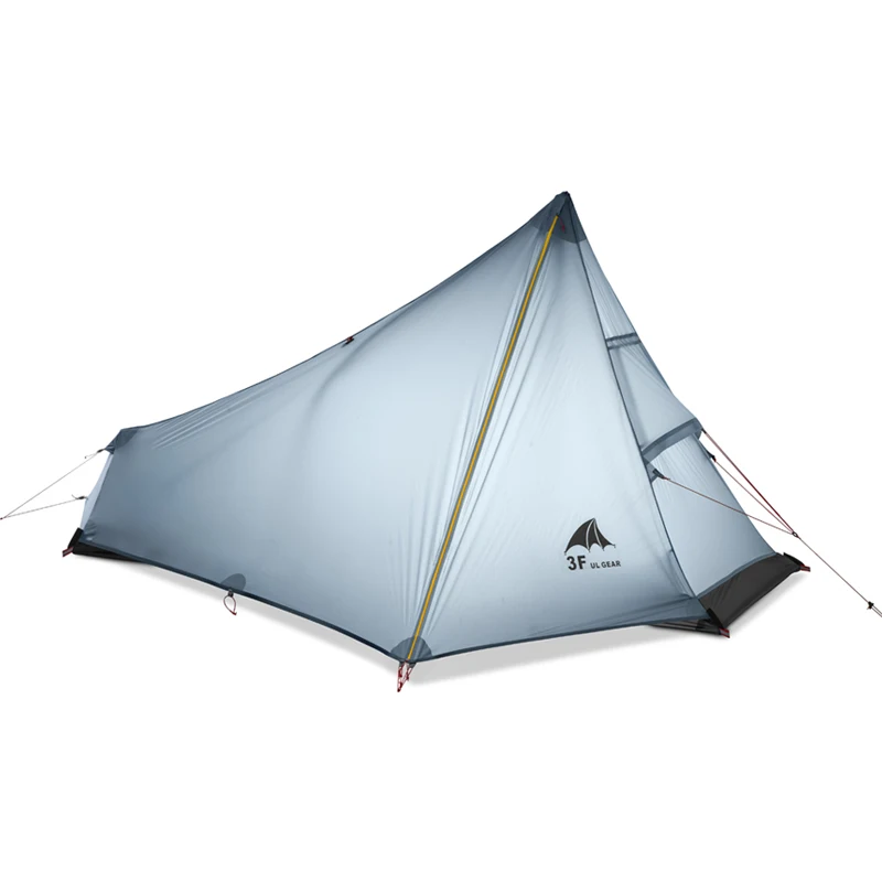 Сверхлегкая палатка 3F UL GEAR Oudoor для кемпинга 1 человек профессиональная 15D