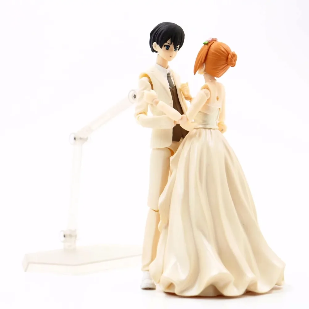 HKXZM Аниме figma EX-046 Жених EX-047 Невеста ПВХ фигурка Коллекционная модель игрушки