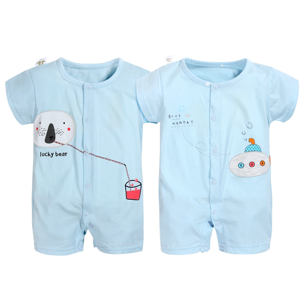 Детский хлопковый комбинезон 2 шт./лот|newborn jumpsuit|baby rompersrompers newborn |