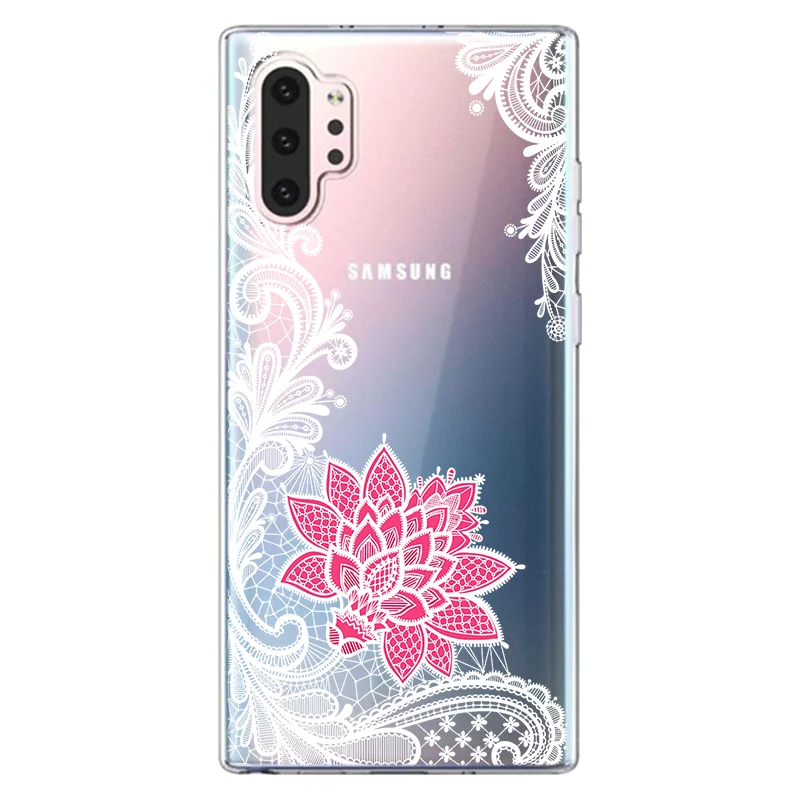 sxhh-B Мандала кружевное платье с цветочным рисунком в виде ракушки для samsung Galaxy Note 10 Pro для samsung Galaxy A70 A60 A50 A40 A30 A20e с рисунком мягкий чехол - Цвет: sxhh-B
