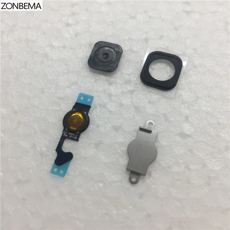 ZONBEMA 20 шт./лот для iPhone 5 5G Home Button Flex меню Cable Key Cap set|flex cable|button flex cablekey |