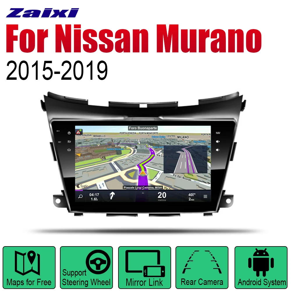 

Android Car Radio Stereo GPS Navigation For Nissan Murano 2015~2021 Bluetooth WIFI 2din Car Multimedia Player System