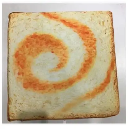 Творческий тосты Подушка хлеб 40 см украшения дома подушка для сидения милые