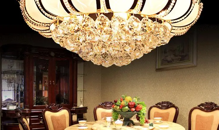 Plafondlamp plafonnier led moderne потолочный светильник кристалл kristall Deckenleuchte Кристалл Потолочные светильники Золотой K9 Роскошные Лампы для мотоциклов