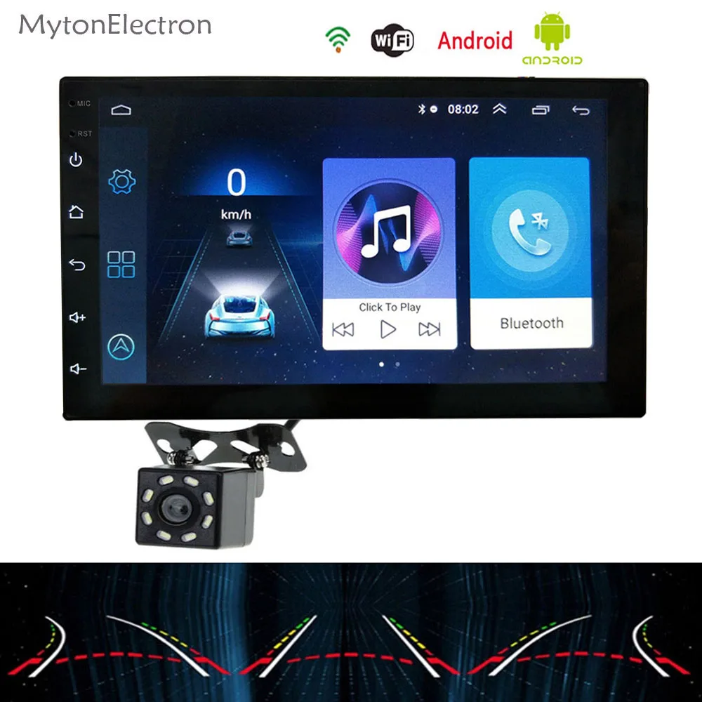 Автомагнитола на Android стерео FM 2DIN DVD 1024*600 GPS-навигатор Bluetooth интеллектуальная
