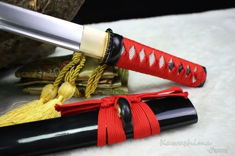 Японский самурайский меч ручной работы Wakizashi/Танто высокоуглеродистой стали Полный Тан резкость готовы для резки бумаги