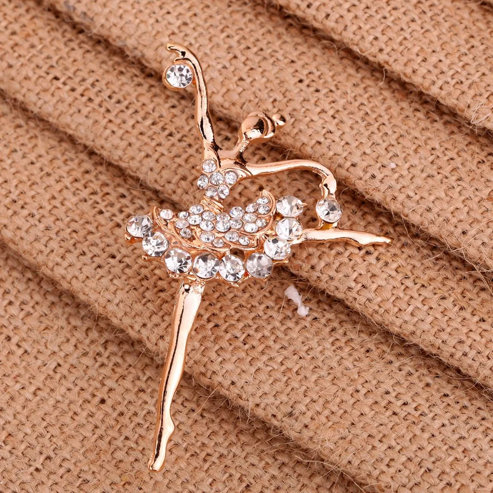 Балетная танцовщица балерины броши для женщин и девочек Cachecol булавка хиджаба