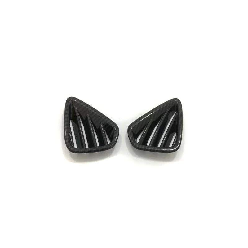 Air vent cover Углеродное волокно ABS хром авто автостайлинг, внутренний аксессуары Окно дверной подъемник панель Крышка для hyundai Kona Kauai Encino - Цвет: Air vent cover