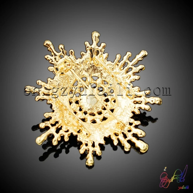 Yulaili великолепные Дизайн изысканный голубой циркон и разноцветными стразами