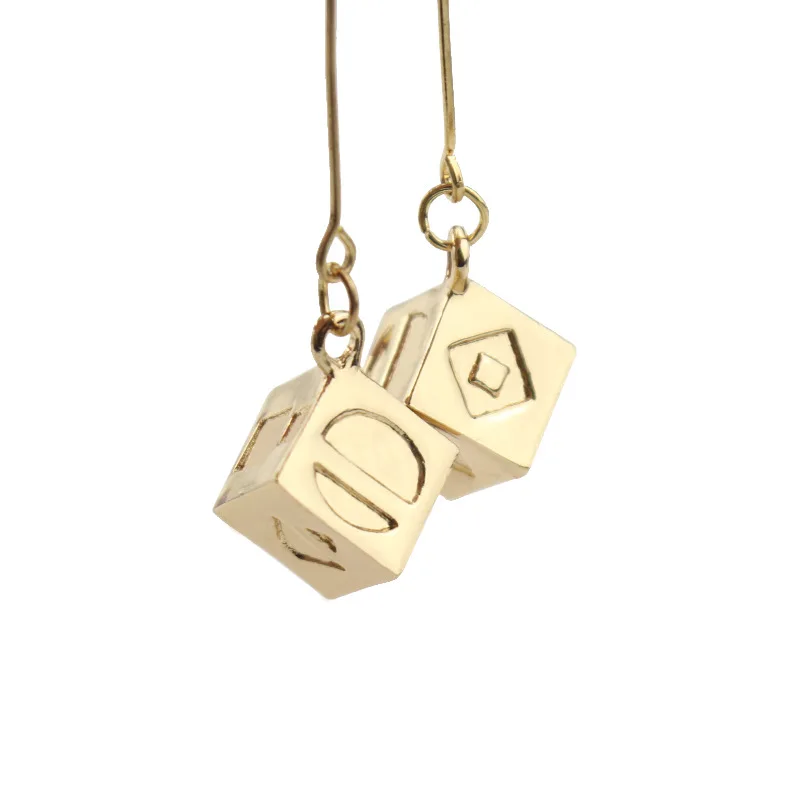 Длинные висячие серьги Lucky Dice для женщин летние с кристаллами Han Solo:A Star Wars Story Jewelr