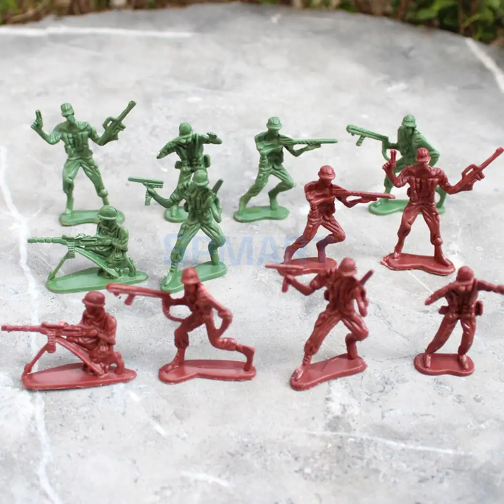 120 шт. Пластик армейский Playset 4 см Вторую мировую войну армейская куртка Для мужчин