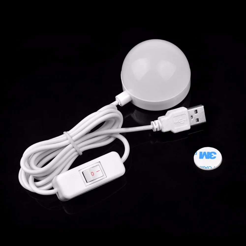 1 шт. портативный светодиодный ночник с питанием от USB настольная книга для чтения