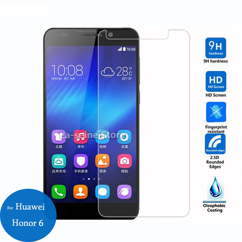 Закаленное стекло для huawei Honor 6 защита экрана оригинальная Защитная пленка Honor6 H60