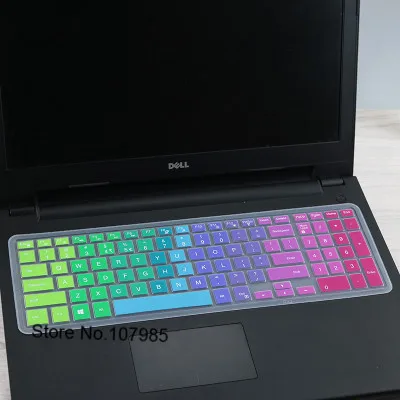 Силиконовая клавиатура кожного покрова для Dell G3 15/17 G5 15 G7 15 серии 15," G3 G3579 G5 G5587 17,3" Dell G3 17 G3779 игровой ноутбук - Цвет: Rainbow
