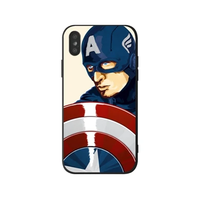 Мужской Marvel Мстители чехол для Apple IPhone 7 6s 6 плюс 8 X Ironman Xr Xs Max Супермен Мягкий в виде