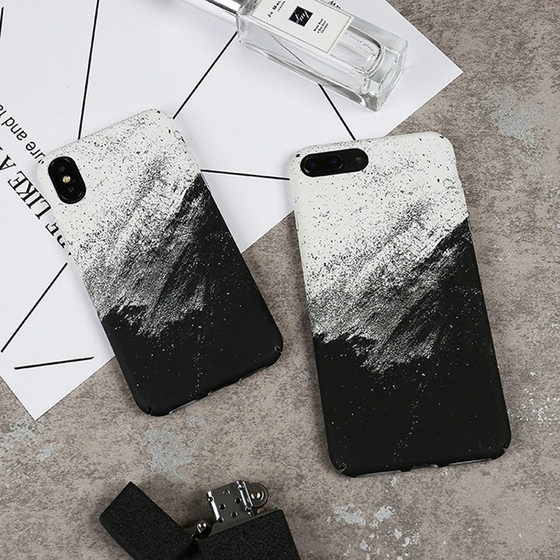 Чехол для iPhone X чехол телефона с абстрактным граффити 10 6 6S 8 7 Plus модный жесткий